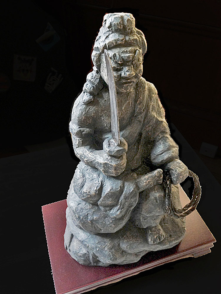 Fudo Myou - Ceramic Sculpture by Michael D. Hofmann
